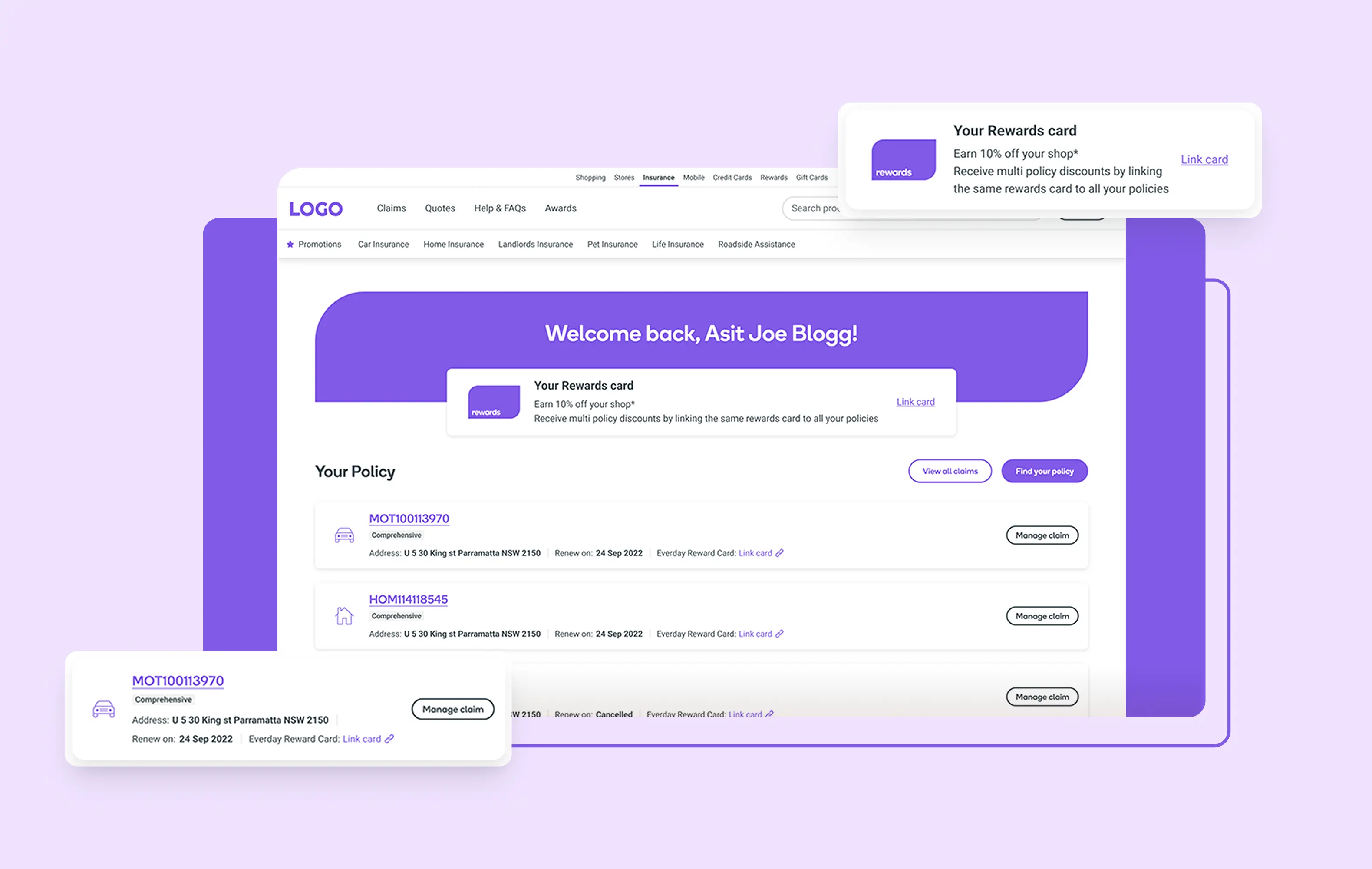 Insurance Web Application